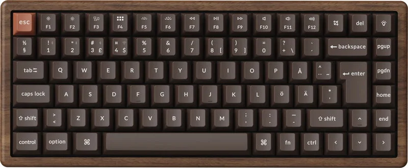 Keychron K2 HE SE Wireless Tri-Mode All-Wood, bild 4