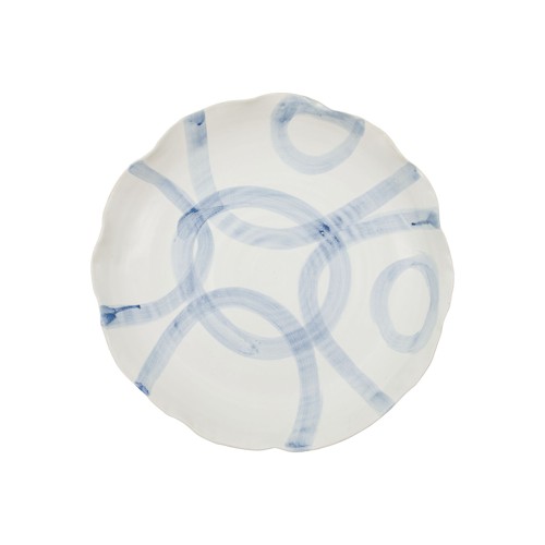 House Doctor - Tray - HDIsa - White, Light blue