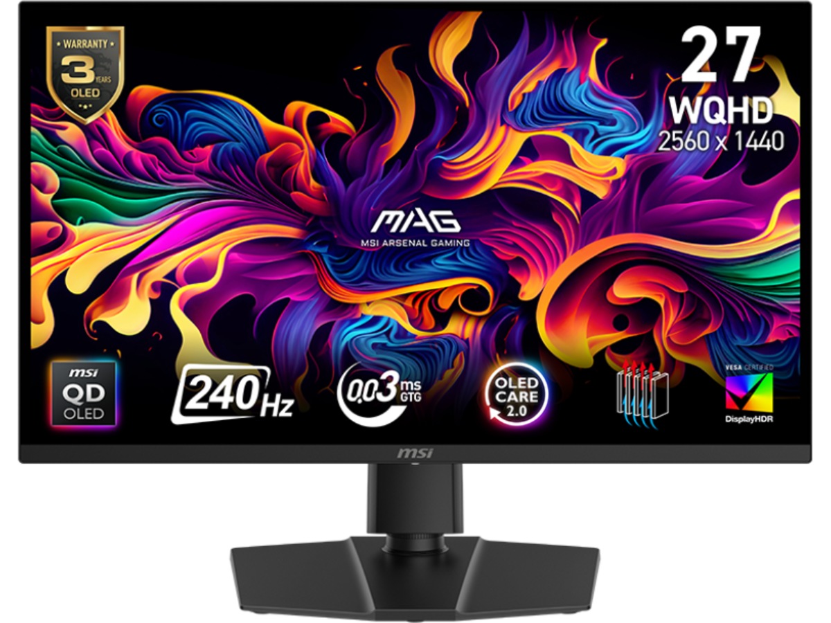 MSI 27" gamingskärm MAG 271QP X24, bild 2