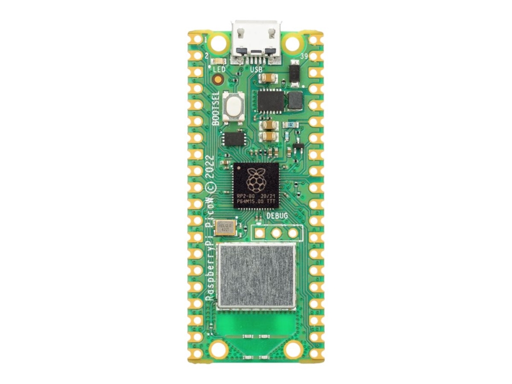 Raspberry Pi® Pico W mikrokontroller RP-PICO-W