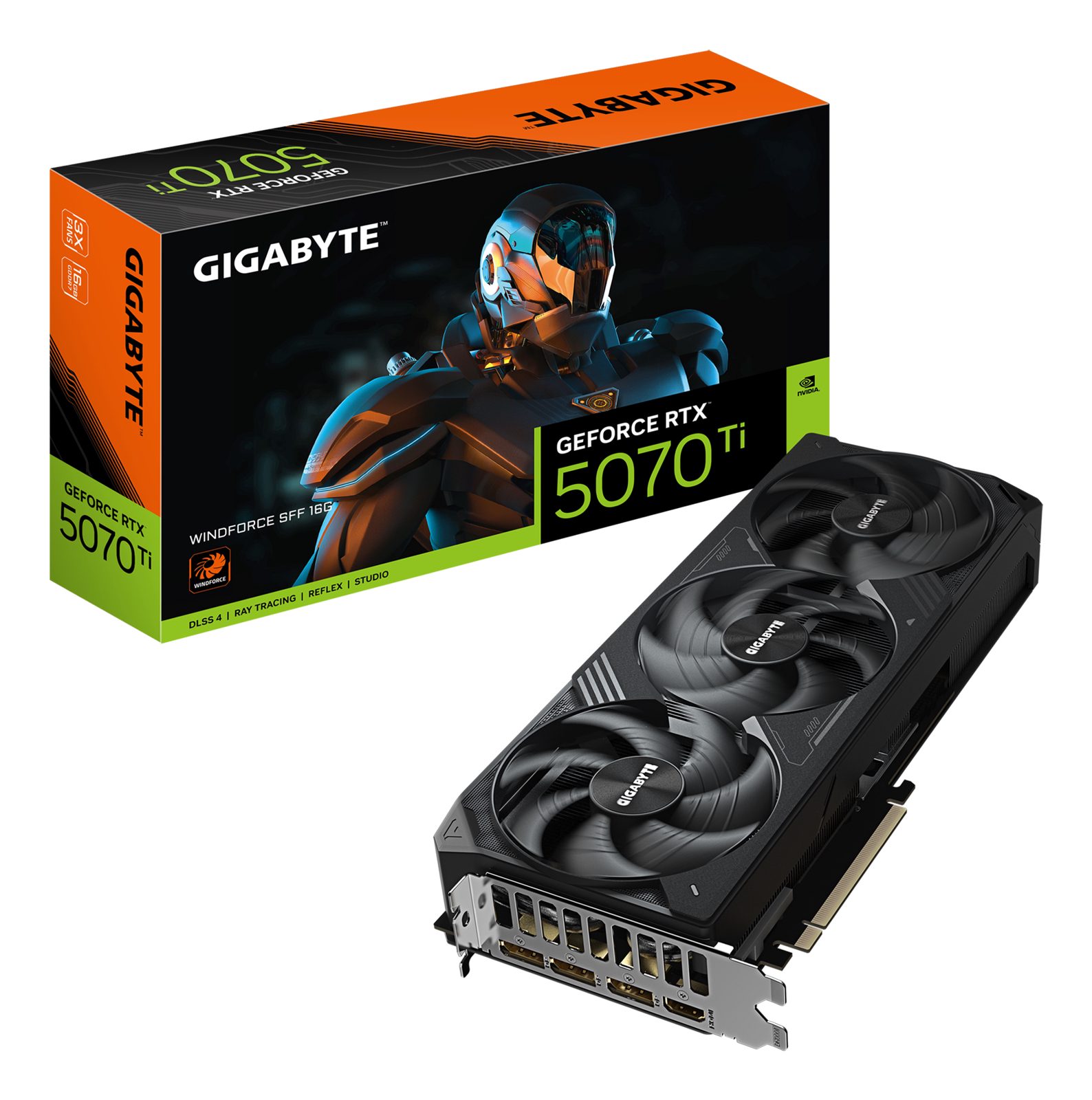Gigabyte GeForce RTX 5070 Ti Windforce SFF 16GB, bild 4