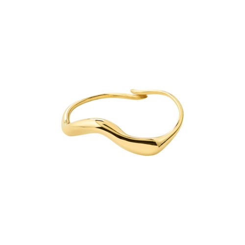 PILGRIM - EVON Double Ring - Gold Plated - Adjustable Fit