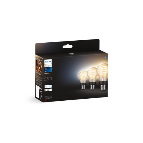 Philips Hue WA Filament smart glödlampa 3STK 7W E27 A60