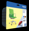 Brother LC225XL+LC229XL Value Pack, 4 st patroner (svart+cyan+magenta+gul)