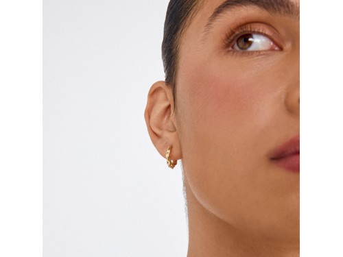 PILGRIM - Taffy Swirl Hoop Earrings - Gold-Plated - Medium, bild 2