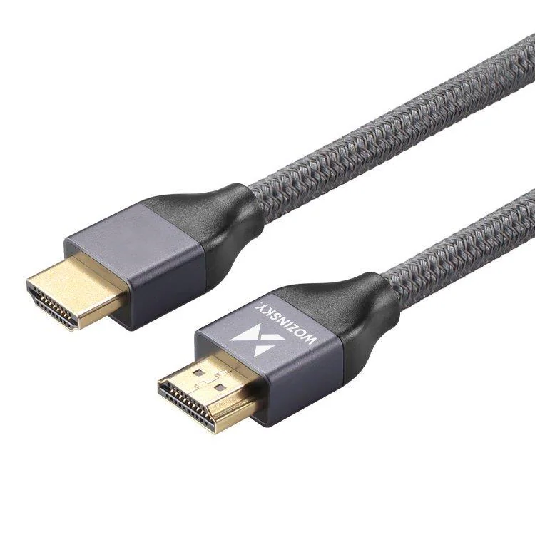 Wozinsky HDMI 2.1-kabel 8K 60 Hz 48 Gbps / 4K 120 Hz / 2K 144 Hz 1 m Silver (WHDMI-10), bild 4
