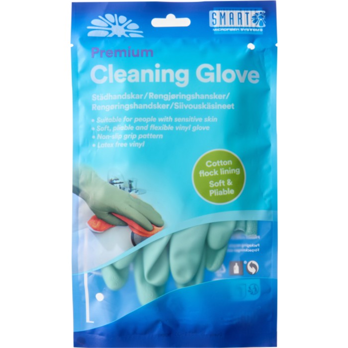 Smart Microfiber Städhandske Vinyl, Small, 2 st