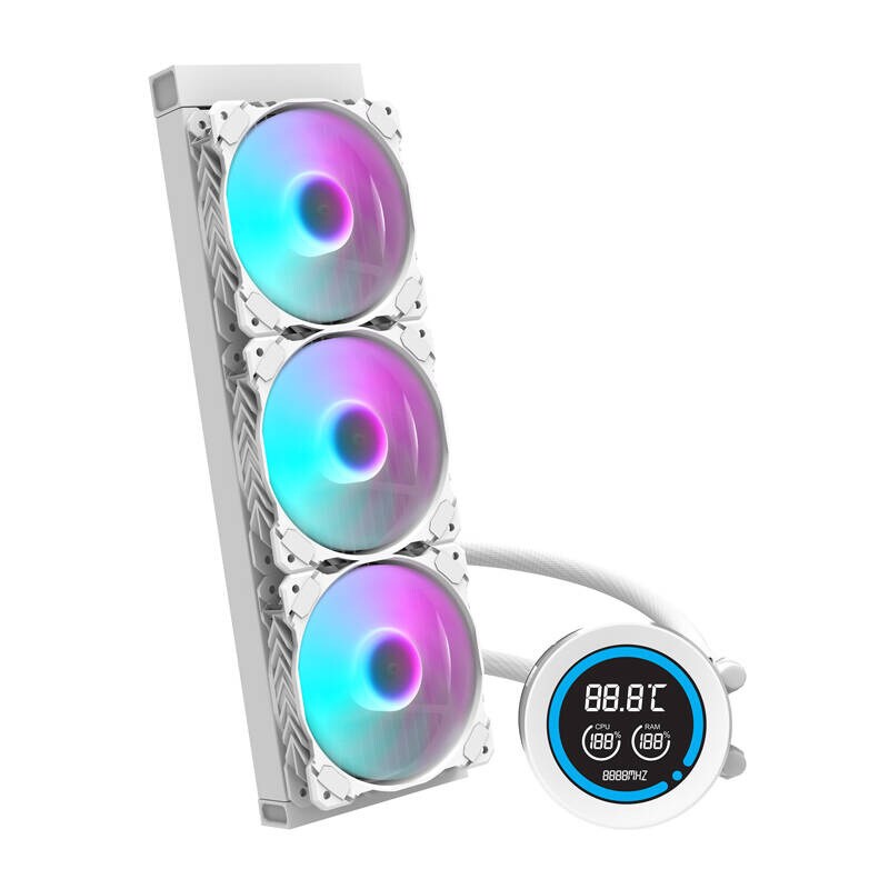 Darkflash Computer Radiator DN-D360 WHITE - CPU Vattenkylare, bild 3