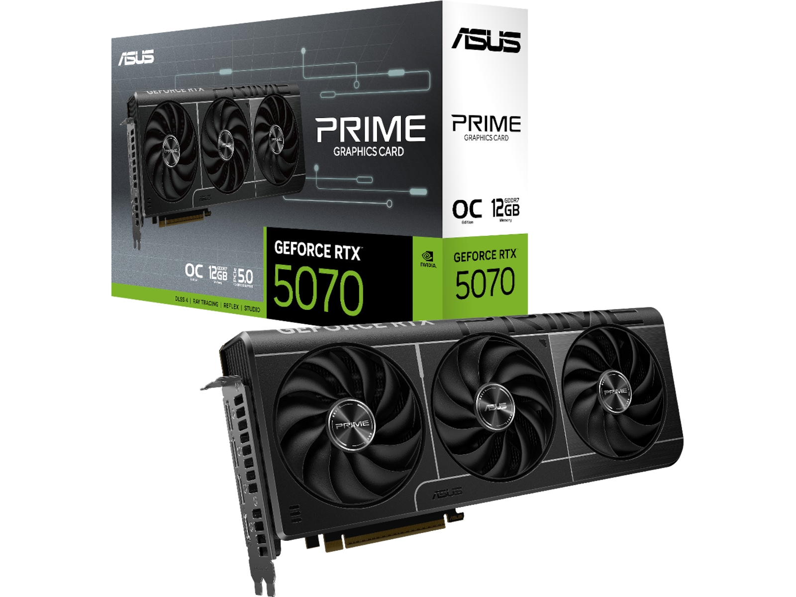 ASUS GeForce RTX 5070 12GB PRIME OC grafikkort