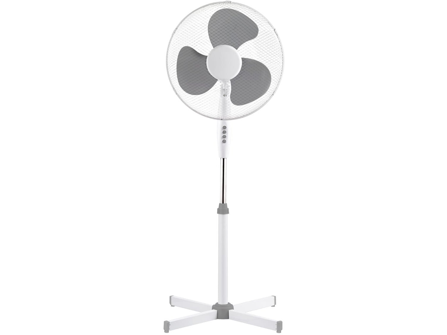 PLATINET stående fläkt 16 grå PSF1616G [44735]