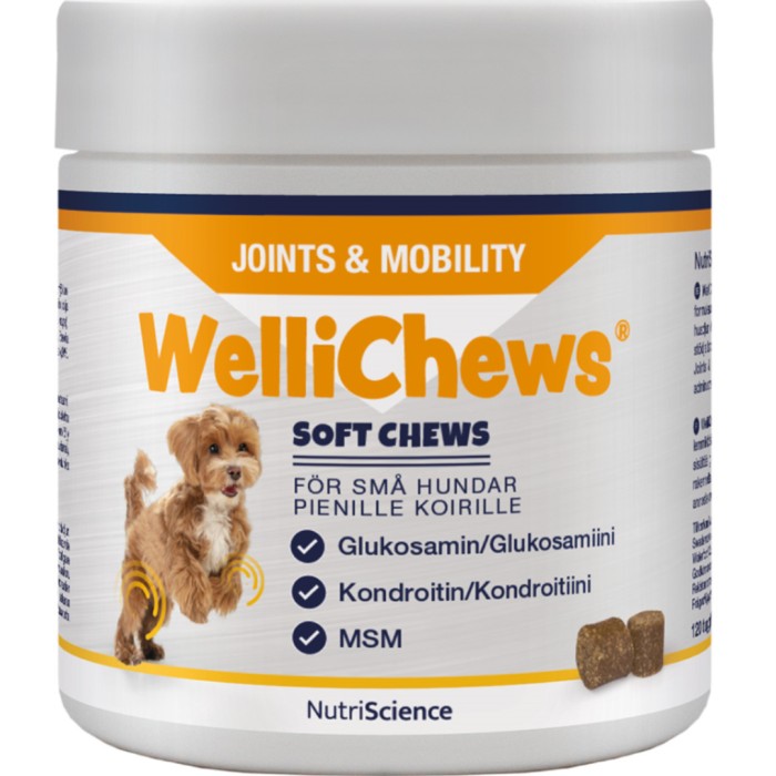 NutriScience Wellichews Joints & Mobility för små hundar