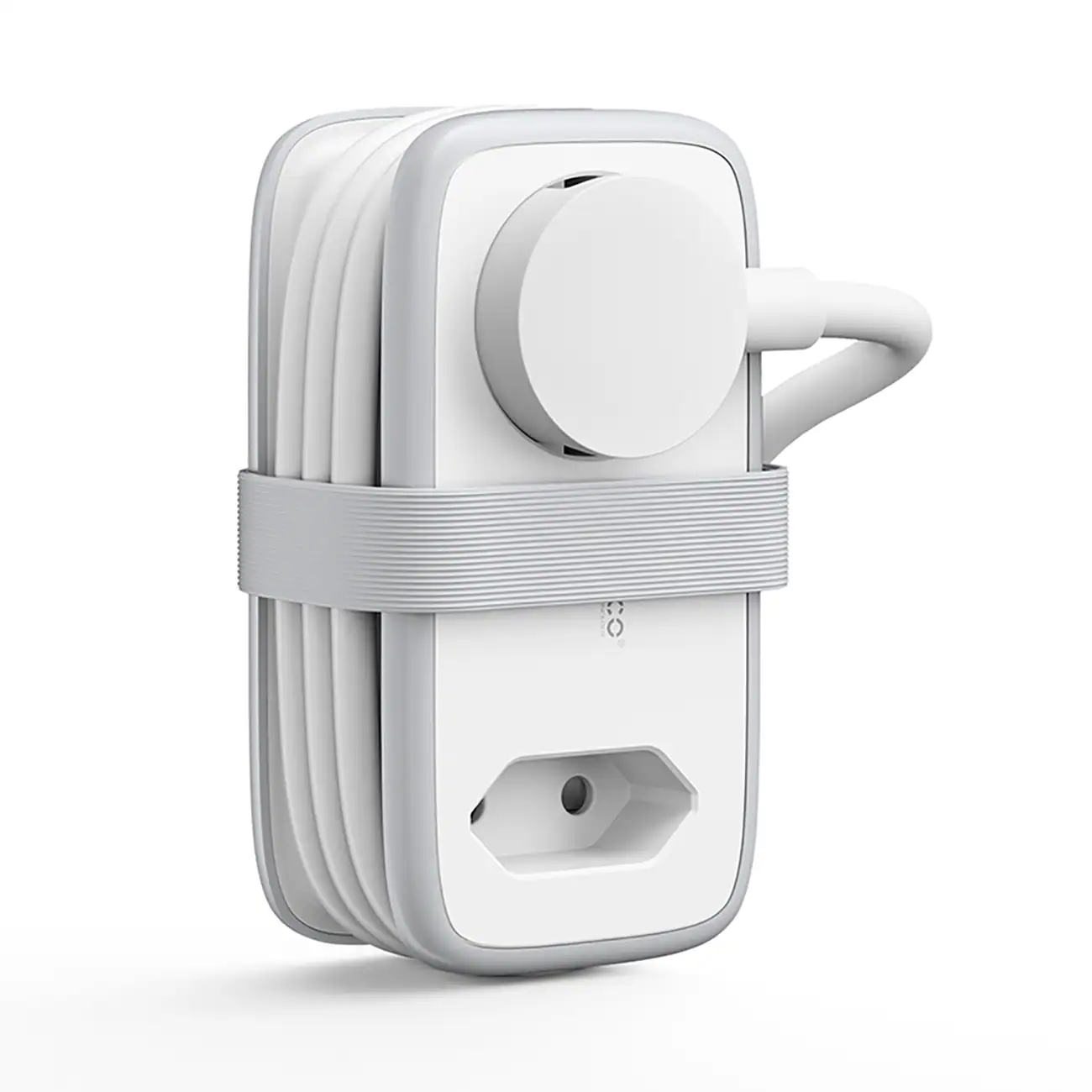 Orico AP3 65 W GaN 6-i-1-grenuttag 2x växelström + 2x USB-A + 2x USB-C – Vit
