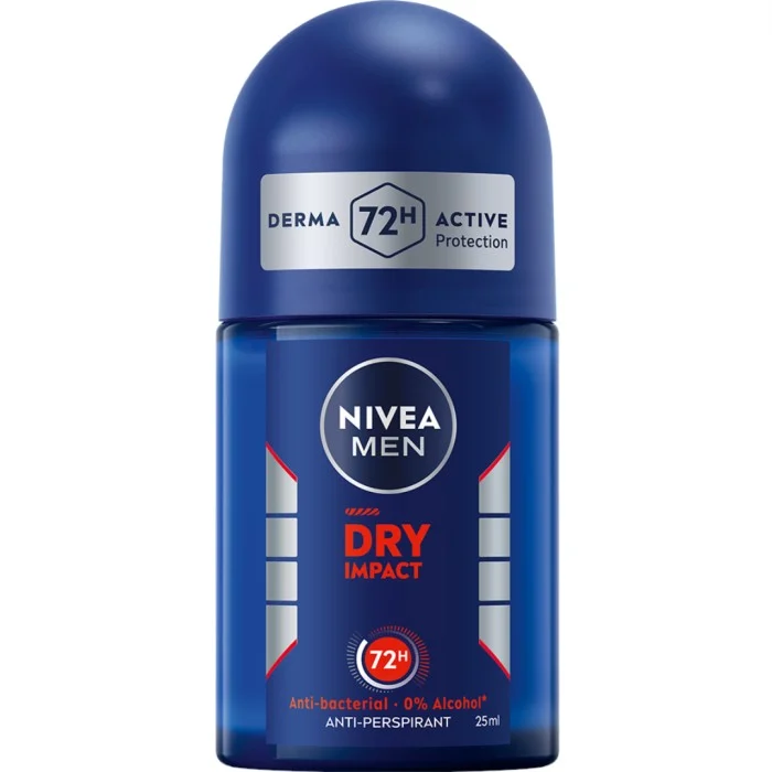 NIVEA MEN Dry Impact Roll On Mini 25 ml