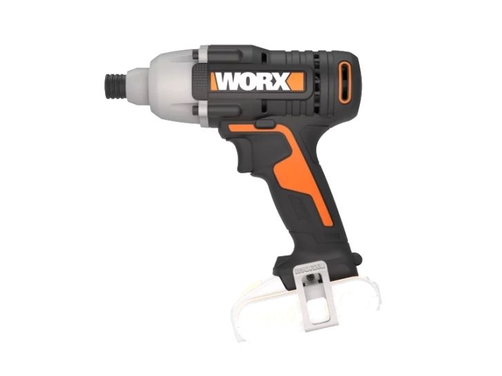 WORX WX291 slagskruvdragare 20 V 170 Nm 1/4, svart och orange