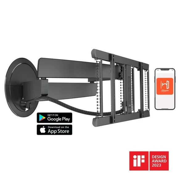 Vogels TVM 7675 motoriserat TV väggfäste, svart