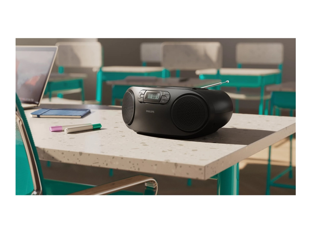 Philips TAZ2000B/10 Radio/CD-spelare, svart