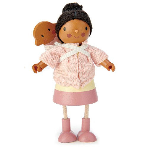Tender Leaf - Dollhouse Figure - Mrs Forrester and Baby - (TL8150)