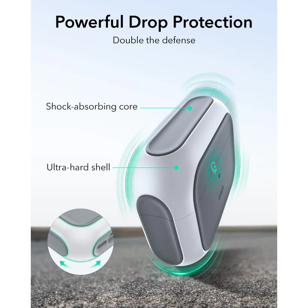 ESR Orbit HaloLock MagSafe-fodral för AirPods Pro 3 – vitt, bild 5