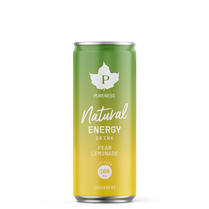 Pureness Natural Energy Drink Pear Lemonade 330 ml, bild 2