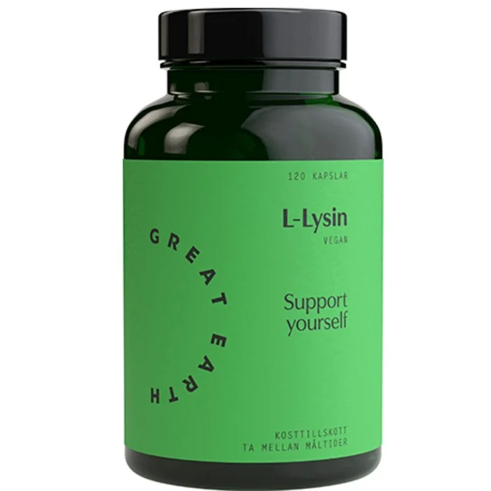 Great Earth L-Lysin 500 mg 120 kap