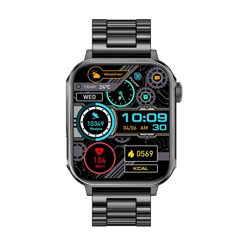 Colmi P80 Smartwatch - Steel Black