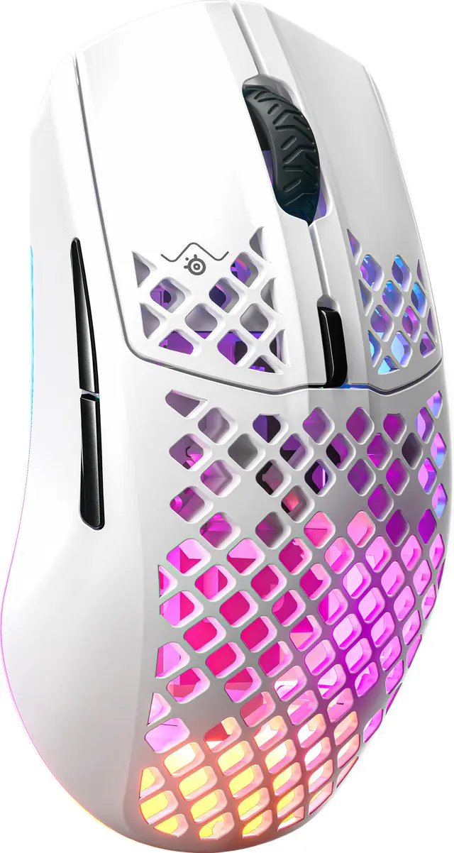 SteelSeries Aerox 3 trådlös (2022) gaming mus - vit