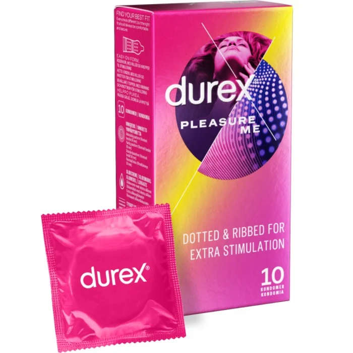 Durex Pleasure Me Condoms 10 pcs