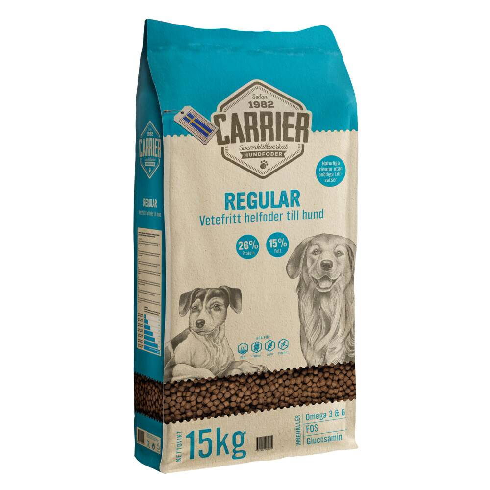 Carrier Regular Torrfoder till Hund 15 kg
