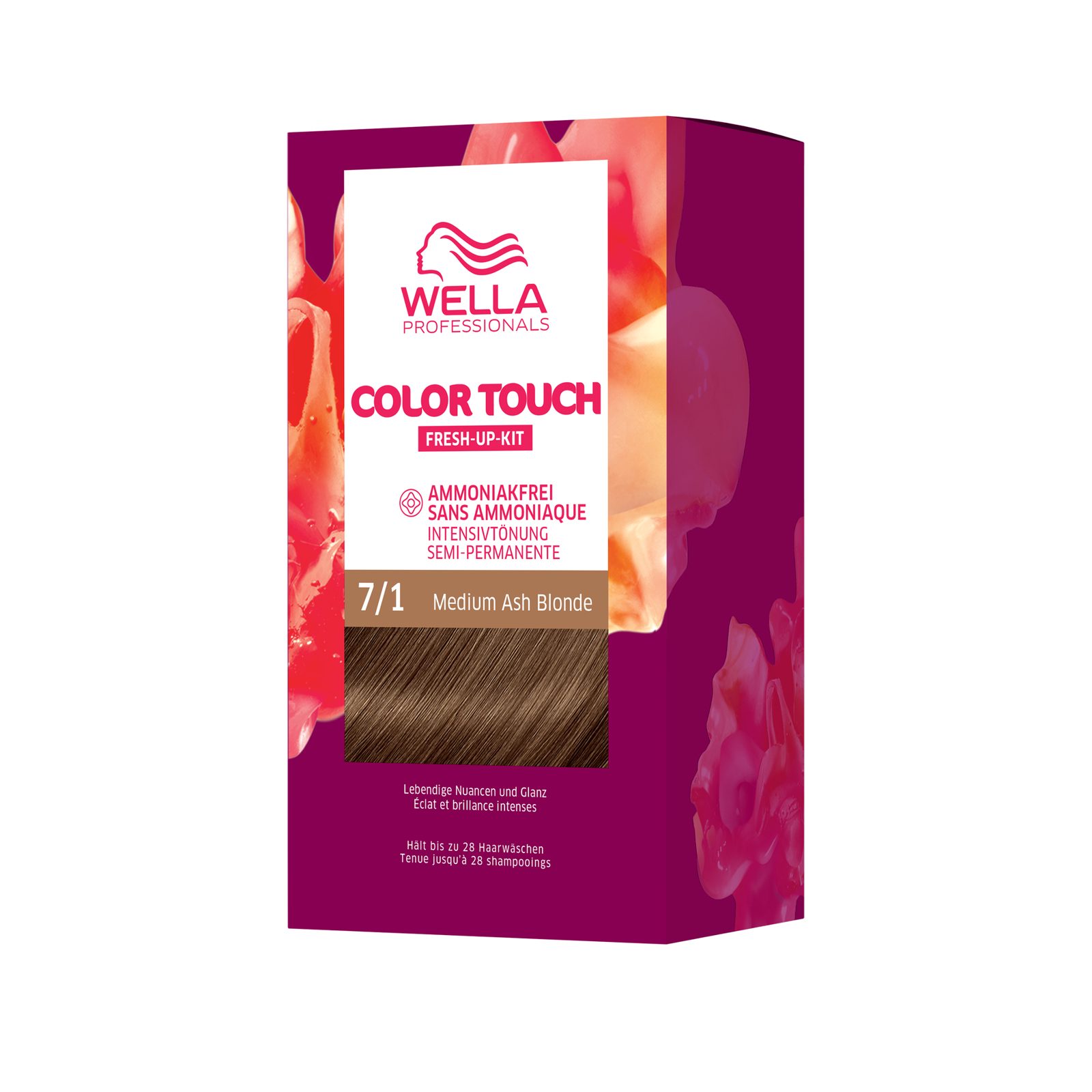Wella Professionals Color Touch Pure Naturals Medium Ash Blonde 7/1 130 ml