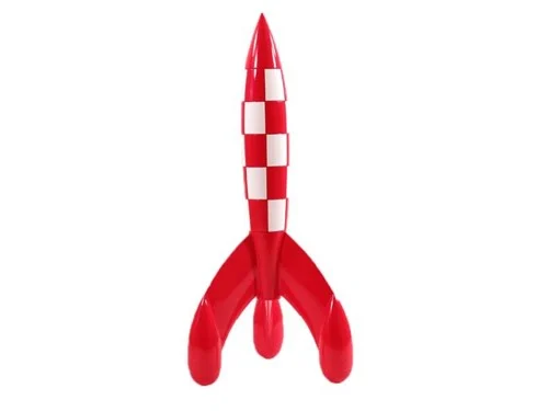 Moulinsart - Tintin Moon Rocket 30 cm - Figur, bild 2