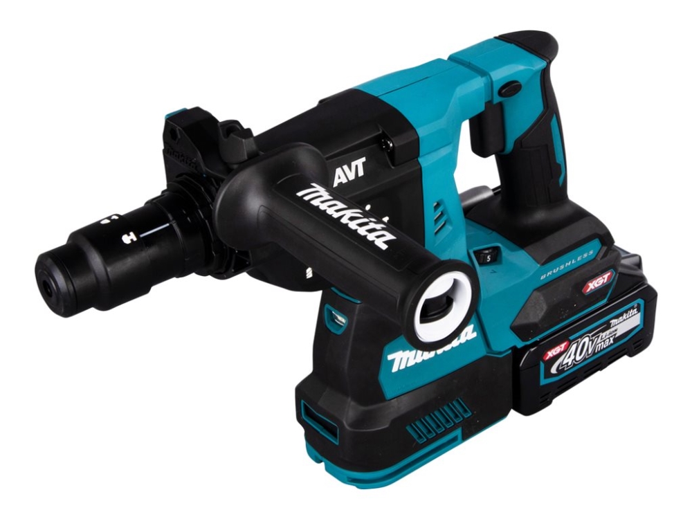 Makita HR004GM202 batteridriven borrhammare 40 V SDS-plus 2,9 joule 2 batterier