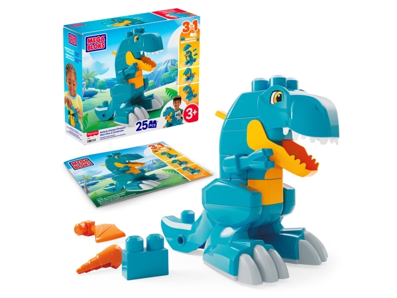 MEGA Bloks Build & Chomp Dinosaur 25 Delar