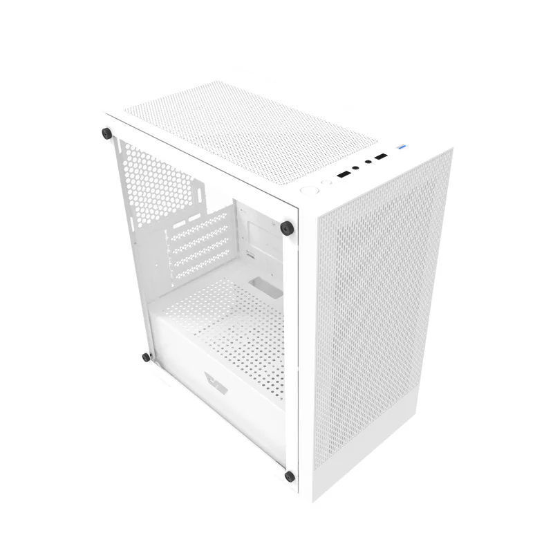 Darkflash M305 Computer Case - White - Chassi - Vit, bild 3