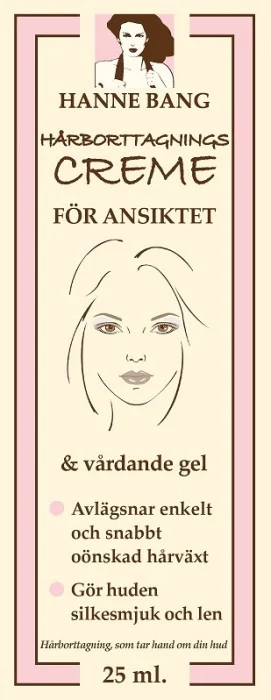 Hanne Bang Hårborttagningscreme för ansiktet 25 ml