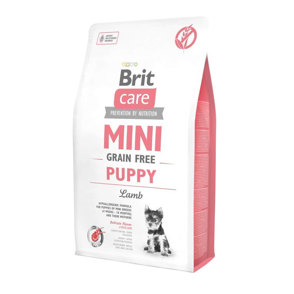 Brit Care Mini Grain Free Puppy Lamb, Valp, X-Small (<4kg), Lamm, 2 kg, bild 2
