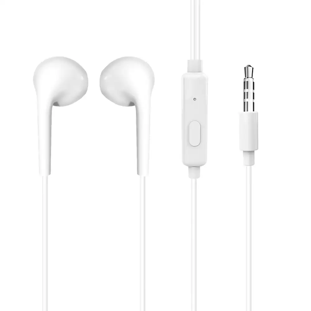 Dudao Wired Earbuds 3.5mm Mini Jack 1.15m - White