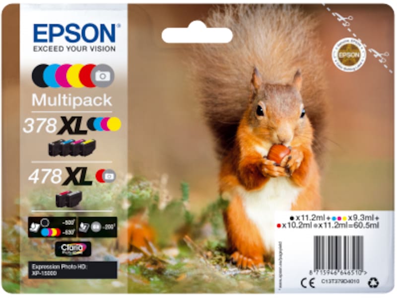 Epson Bläck 378XL/478XL Multipack, bild 4
