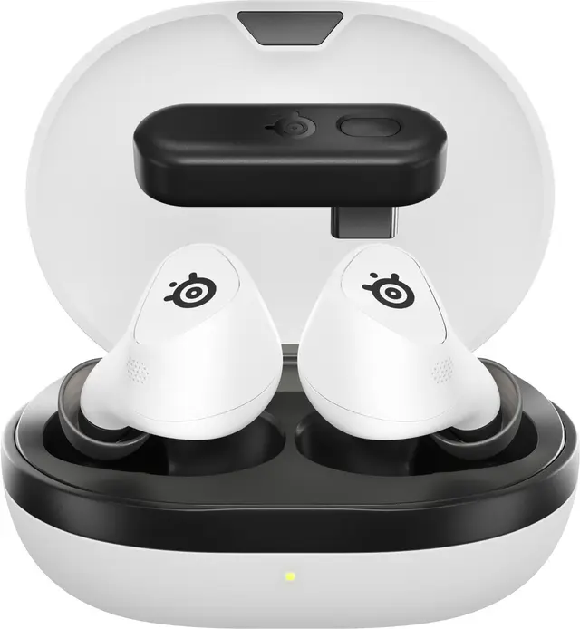 SteelSeries Arctis GameBuds trådlösa hörlurar (vita)