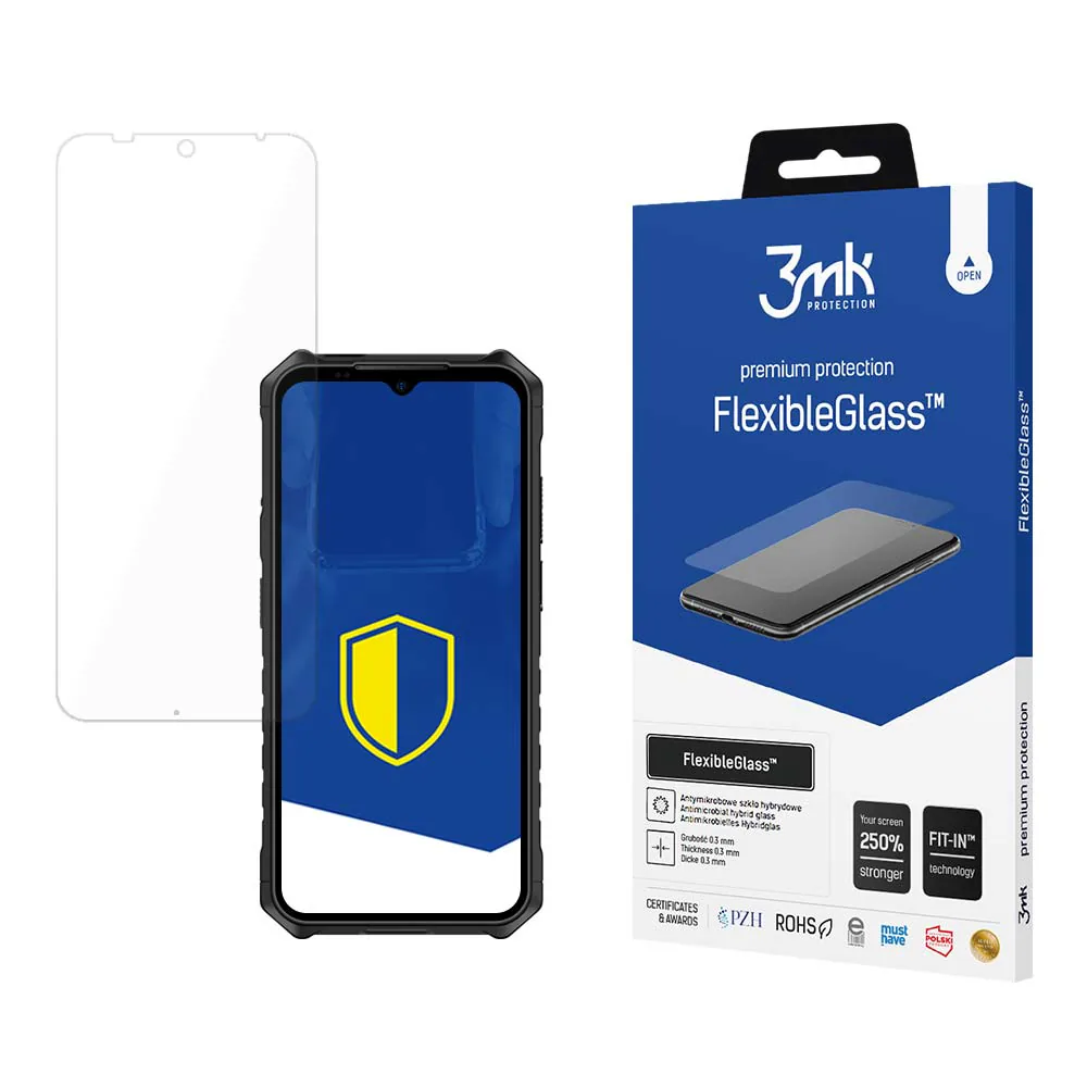 3mk FlexibleGlass™-hybridglas på Hammer Iron V