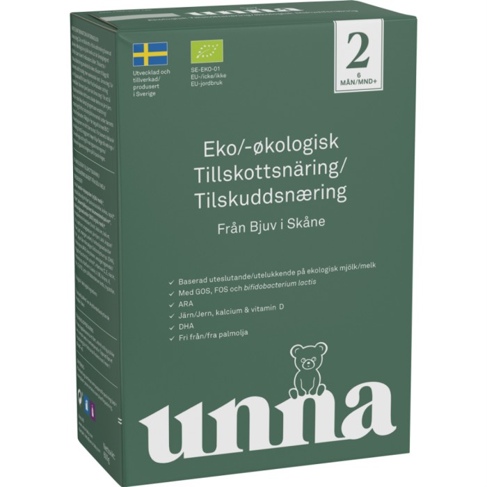 Unna ersättning 6-12mån, 600 g