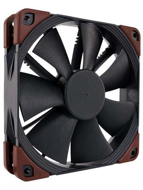 Noctua IndustrialPPC NF-F12 - lådfläkt - Chassi fläkt - 120mm - Svart - 29 dBA