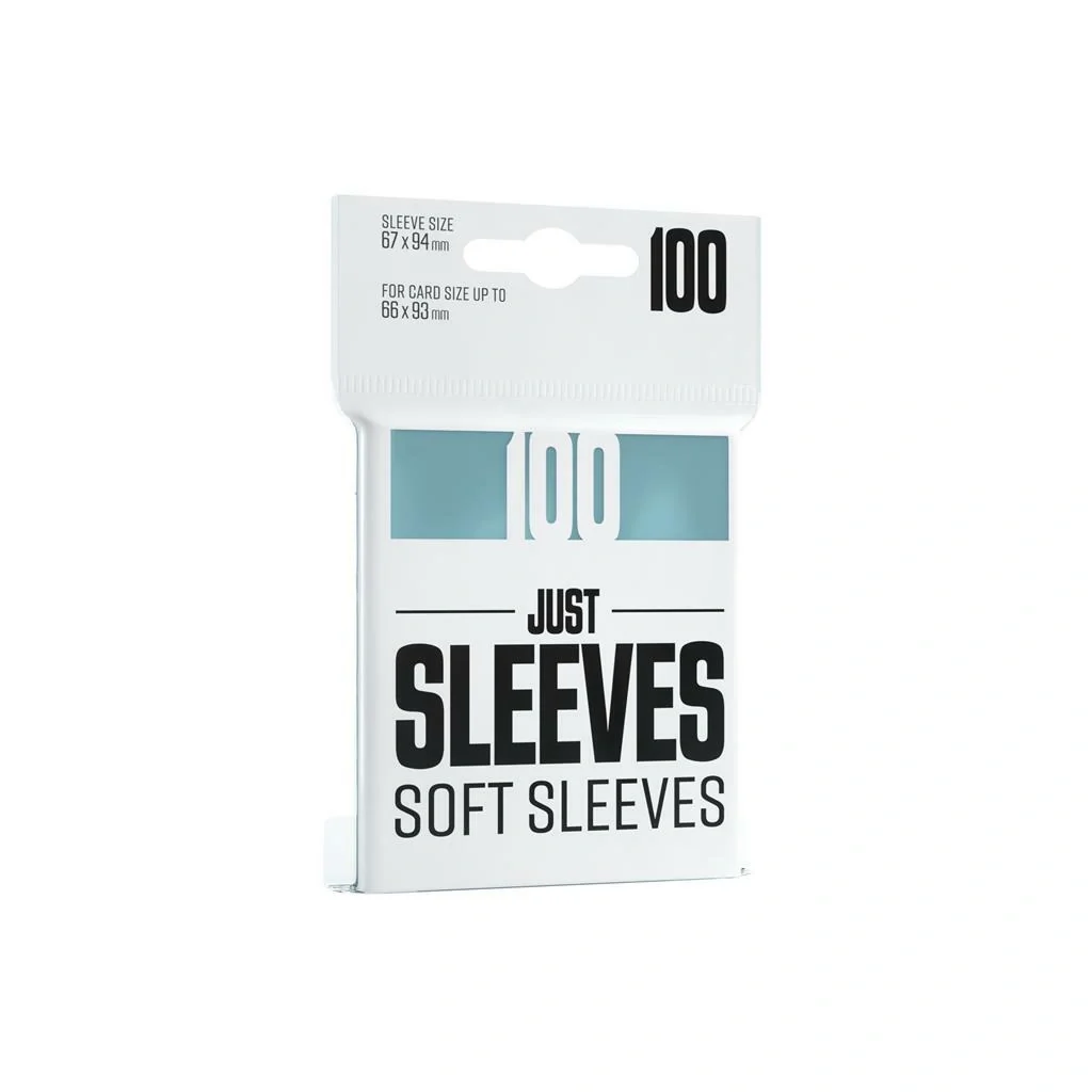 GameGenic Just Sleeves Soft Clear 66 x 93 mm