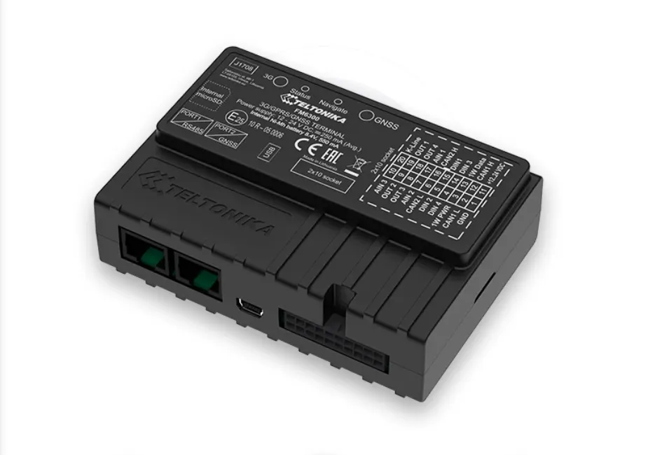 Teltonika FM6300, Bil, GPS-spårare, Svart, Dammtät