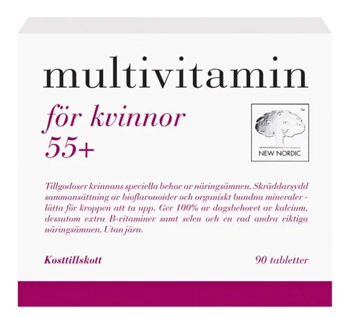 New Nordic Multivitamin för kvinnor 55+ 90 st