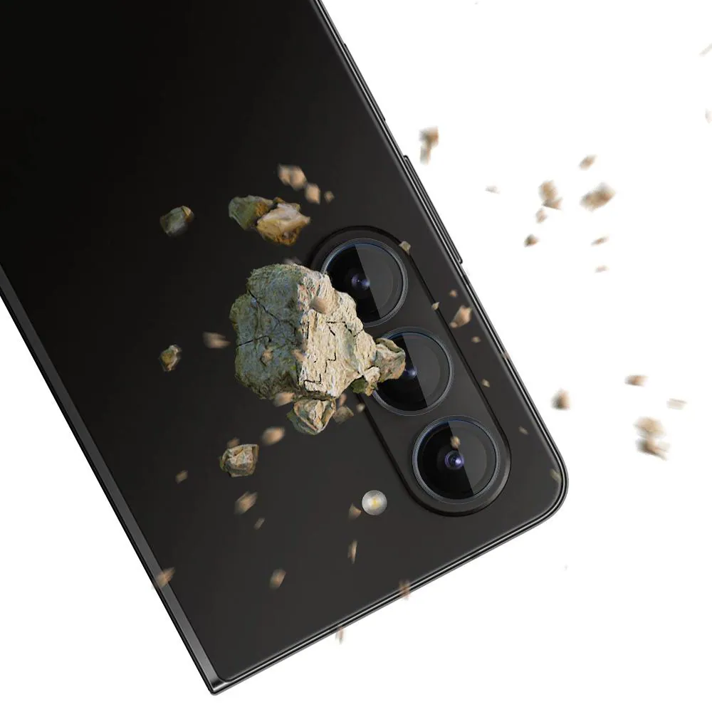 Härdat glas för kameralins – 3mk Lens Protection Pro Black till Samsung Galaxy Z Fold 6, bild 3