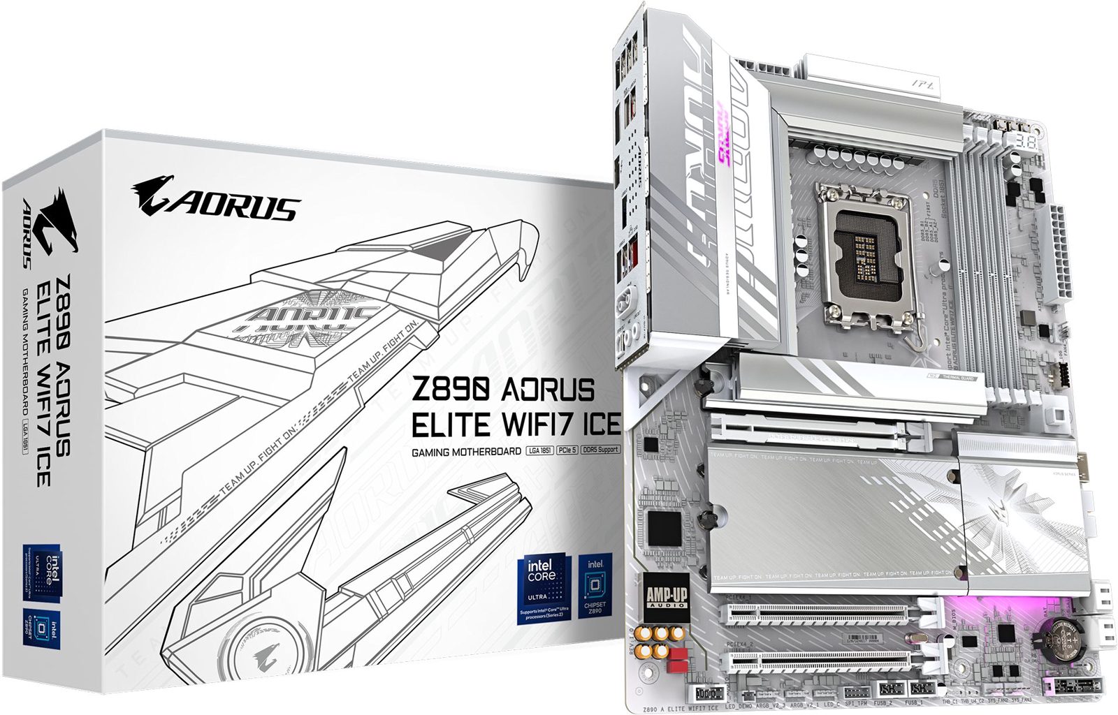 Gigabyte Z890 Aorus Elite WIFI7 Ice, bild 4