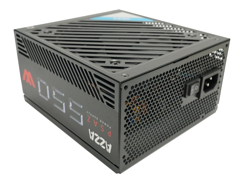 AZZA - Nätaggregat (intern) - ATX12V / EPS12V - 80 PLUS Bronze - AC 100-240/200-240 V - 550 Watt - svart