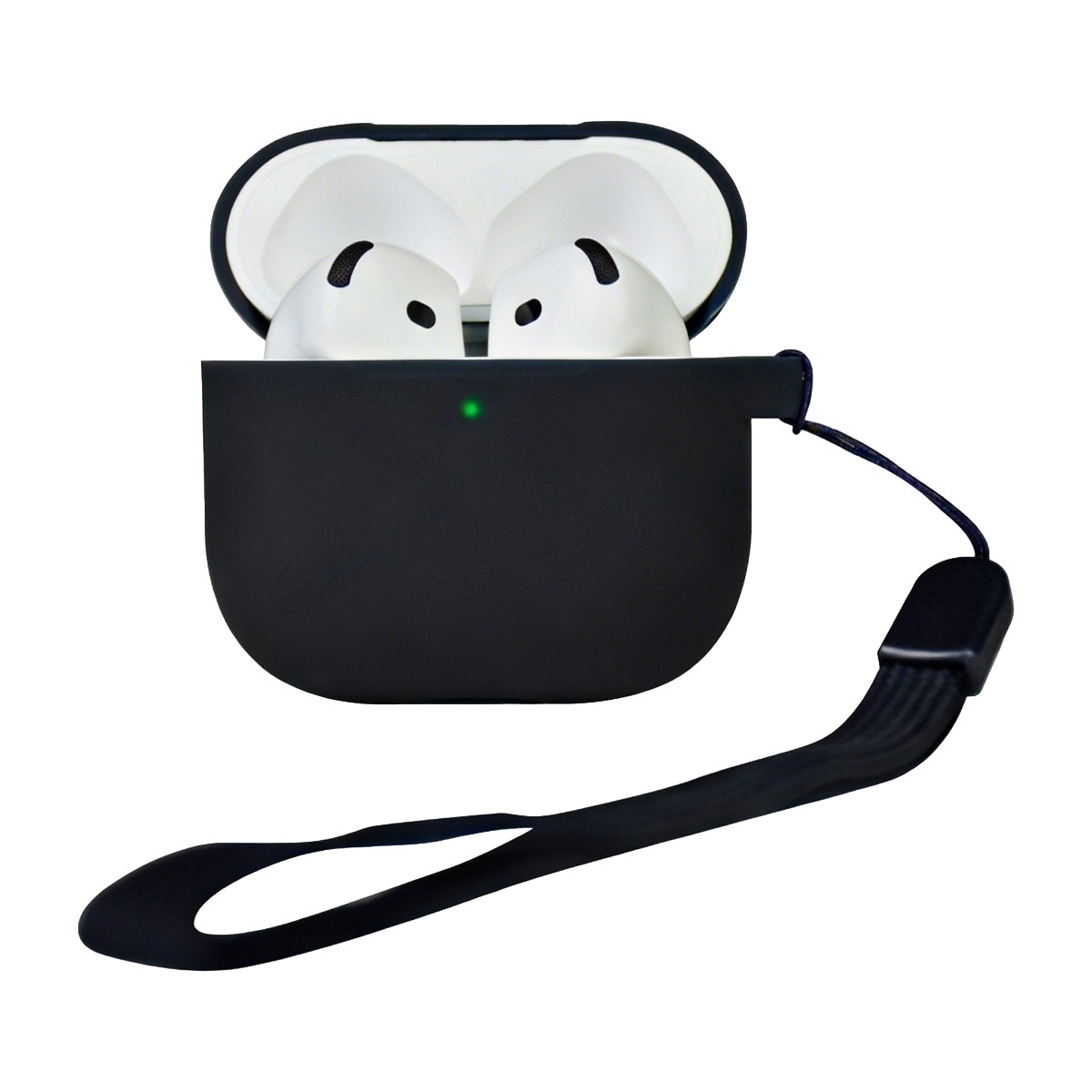 Ferrelli AirPods 4 & 5 Silikonskal, svart