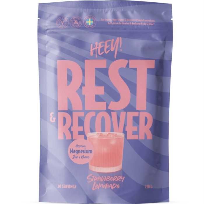 Heey! Rest & Recover Magnesium Strawberry Lemonade 210 g