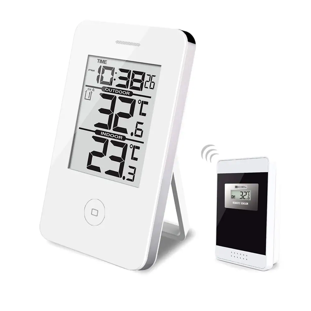 Digital inne- och utetermometer med kabelsensor